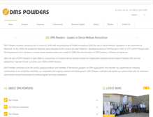 Tablet Screenshot of dmspowders.com